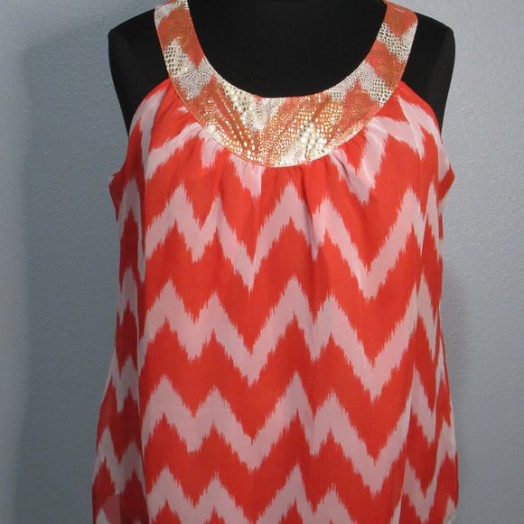 Chevron Patterned Blouse - Picture 5 of 11